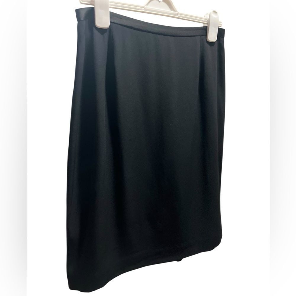 Ann Taylor Black Lined Skirt | Size 10 | Acetate Rayon Classic
